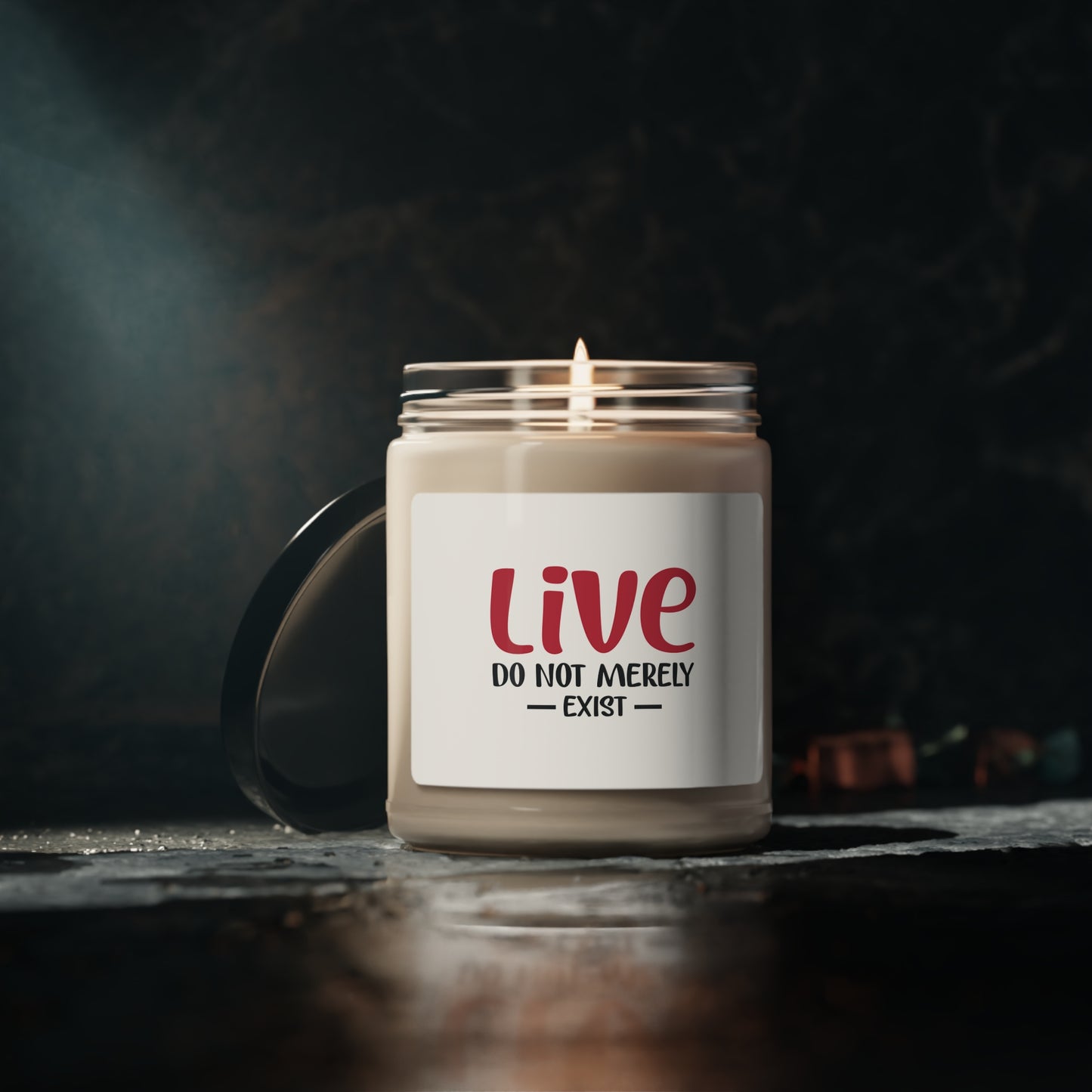 Live, Do Not Merely Exist Scented Soy Candle, 9oz